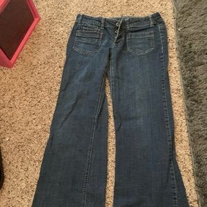 Wide leg jeans